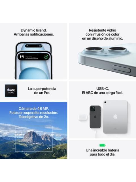 APPLE IPHONE 15 (128 GB) - AZUL