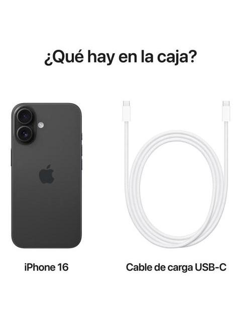 APPLE IPHONE 16 (128 GB) - NEGRO