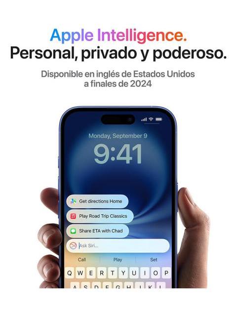 APPLE IPHONE 16 (128 GB) - VERDE AZULADO