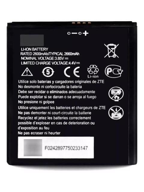 BATERIA PARA ZTE BLADE A530 A606 LI3826T43P4H705949 2600MAH