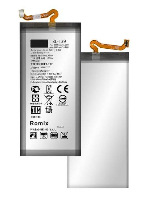 BATERIA PILA PARA LG G7 THINQ G710EM BL-T39 2890MAH