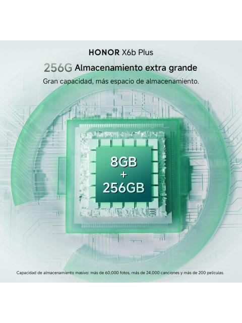 CELULAR HONOR X6B PLUS 256 GB 8GB RAM MORADO ESTELAR