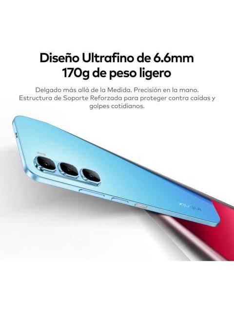 CELULAR INFINIX HOT 60 PRO AI PHONE DUAL SIM PLATEADO 8+8GB RAM 256 GB ROM 6.78 AMOLED 1.5K 144 HZ BATTERY 5160 MAH CARGA RAPIDA 45 W DISEñO ULTRAFINO DE 6.6 MM IP64