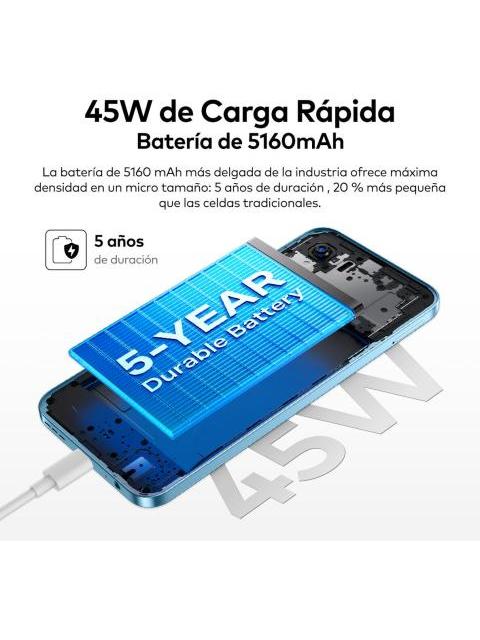 CELULAR INFINIX HOT 60 PRO AI PHONE DUAL SIM PLATEADO 8+8GB RAM 256 GB ROM 6.78 AMOLED 1.5K 144 HZ BATTERY 5160 MAH CARGA RAPIDA 45 W DISEñO ULTRAFINO DE 6.6 MM IP64