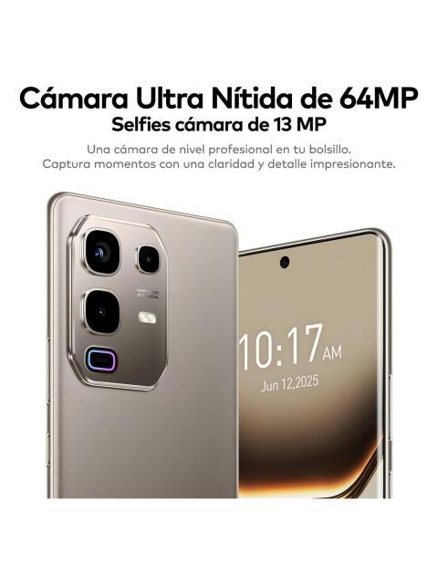 CELULAR INFINIX NOTE 50S 5G AI PHONE PANTALLA 3D CURVADA ULTRA DELGADA 256GB ROM 8GB RAM MORADO 6.78QUOT; 144HZ AMOLED 5200MAH CARGA RAPIDA 45W