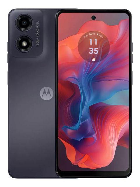 CELULAR MOTOROLA MOTO G04S 128GB - 8 GB RAM DUAL NEGRO NEGRO