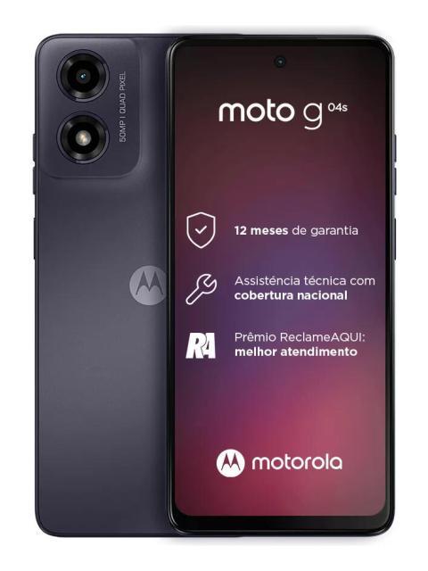 CELULAR MOTOROLA MOTO G04S 128GB - 8 GB RAM DUAL NEGRO NEGRO
