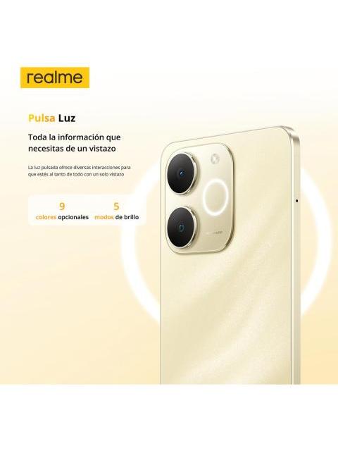 CELULAR REALME NOTE 70 4GB 128GB SMARTPHONE OCTA-CORE CHIPSE BATERIA 6000 MAH CON CARGADOR AMEICICANO 6.74  PANTALLA VERSION MEXICO NUEVO ORIGINAL SELLADO DE FABRICA GARANTIA DORADO