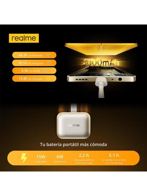 CELULAR REALME NOTE 70 4GB 128GB SMARTPHONE OCTA-CORE CHIPSE BATERIA 6000 MAH CON CARGADOR AMEICICANO 6.74  PANTALLA VERSION MEXICO NUEVO ORIGINAL SELLADO DE FABRICA GARANTIA DORADO