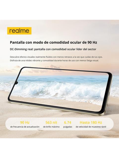 CELULAR REALME NOTE 70 4GB 128GB SMARTPHONE OCTA-CORE CHIPSE BATERIA 6000 MAH CON CARGADOR AMEICICANO 6.74  PANTALLA VERSION MEXICO NUEVO ORIGINAL SELLADO DE FABRICA GARANTIA DORADO