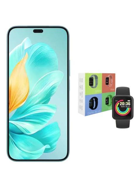HONOR NUMBER SERIES HONOR 200 DUAL SIM 512 GB VERDE ESMERALDA 12 GB RAM + SMARTWATCH MACARON