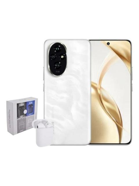 HONOR NUMBER SERIES HONOR 200 DUAL SIM 512 GB WHITE 12 GB RAM + SMARTWATCH MACARON