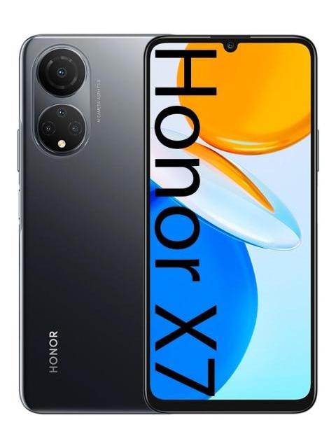 HONOR X7 128GB DUAL SIM 4GB RAM 48MPX SNAPDRAGON 680 BLACK NEGRO