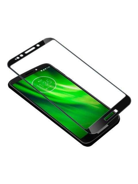 MICA CRISTAL TEMPLADO 9D COMPATIBLE CON MOTO G6 PLAY