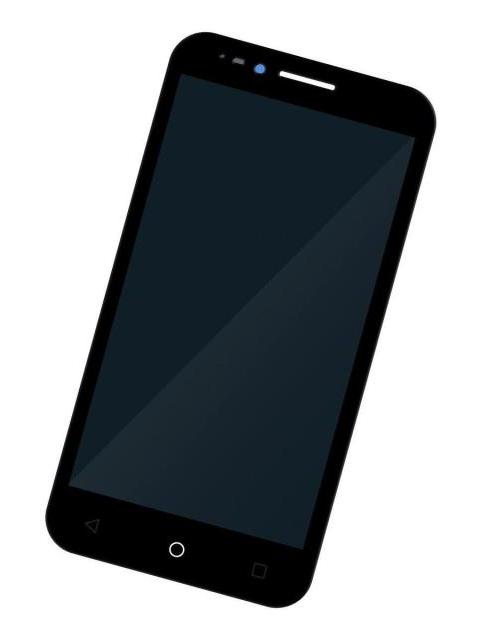 PANTALLA COMPLETA COMPATIBLE CON ALCATEL OT 7048 7048 NUEVA NEGRO