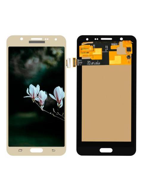 PANTALLA COMPLETA COMPATIBLE CON SAMSUNG GALAXY J7 J700 J700M DISPLAY Y TOUCH INCELL COLOR DORADO