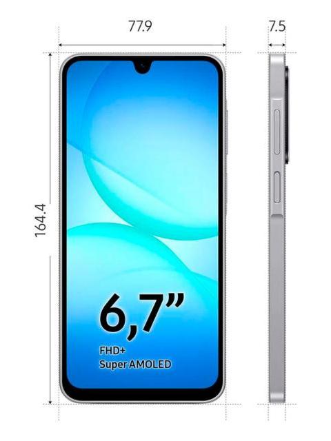 SAMSUNG A17 4GB RAM 128GB 4G FULL HD 50MPX AMOLED NEGRO DIMM