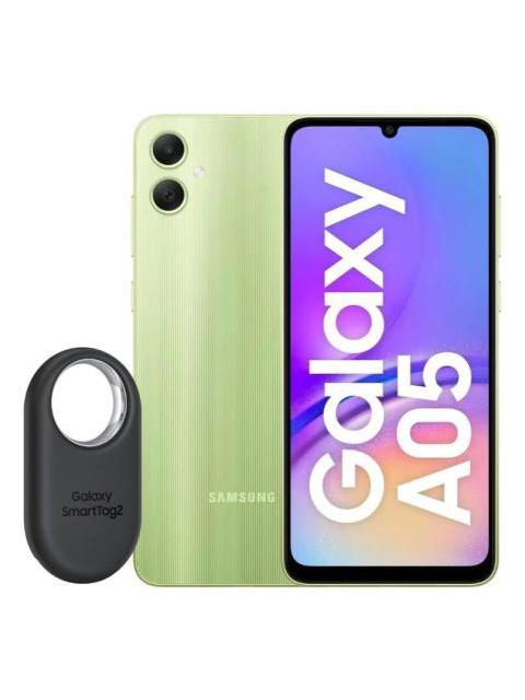 SAMSUNG GALAXY A05 DUAL SIM 128 GB VERDE 4 GB RAM + SAMSUNG SMART TAG 2 BLACK