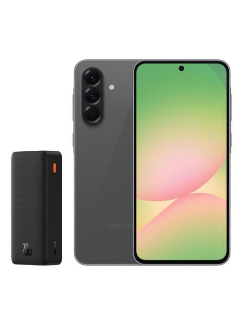 SAMSUNG GALAXY A56 5G DUAL 128GB8RAM BLACK + BASEUS AIRPOW PORTATIL 20W