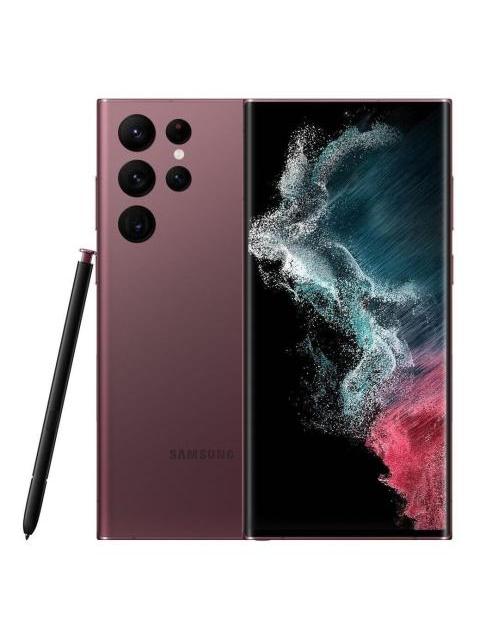 SAMSUNG GALAXY S22 ULTRA 5G 256GB DUAL SIM 12GB RAM BURGUNDY BURGUNDY