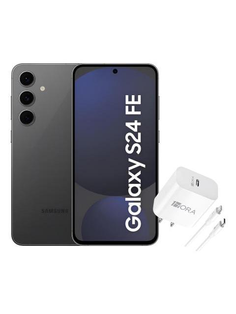 SAMSUNG GALAXY S24 FE 5G DUAL SIM 128GB 8RAM GRAPHITE + ADAPTADOR GENERICO