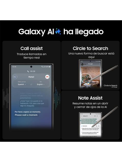 SAMSUNG GALAXY S24 ULTRA 5G DUAL SIM 512 GB GRIS TITANIO 12 GB RAM