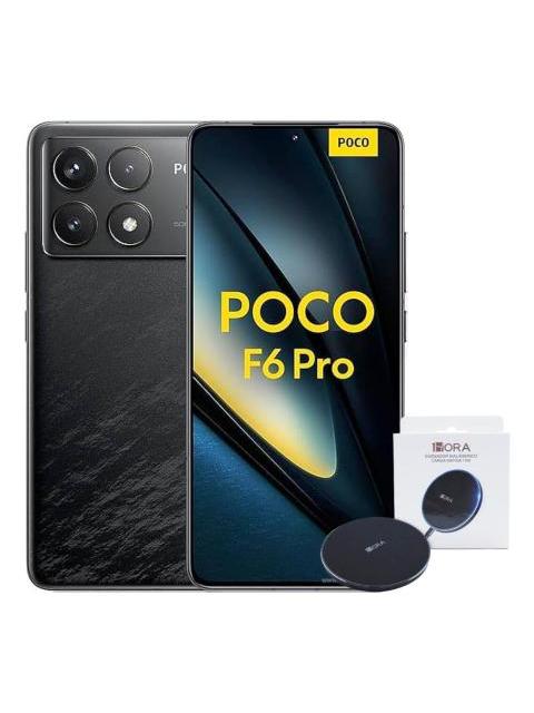 XIAOMI POCO F6 PRO DUAL 512GB 12RAM BLACK + WIRELESS CHARGER