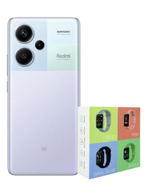 XIAOMI REDMI NOTE 13 PRO PLUS 5G DUAL 256GB 8RAM PURPLE + WATCH SMART MACARON