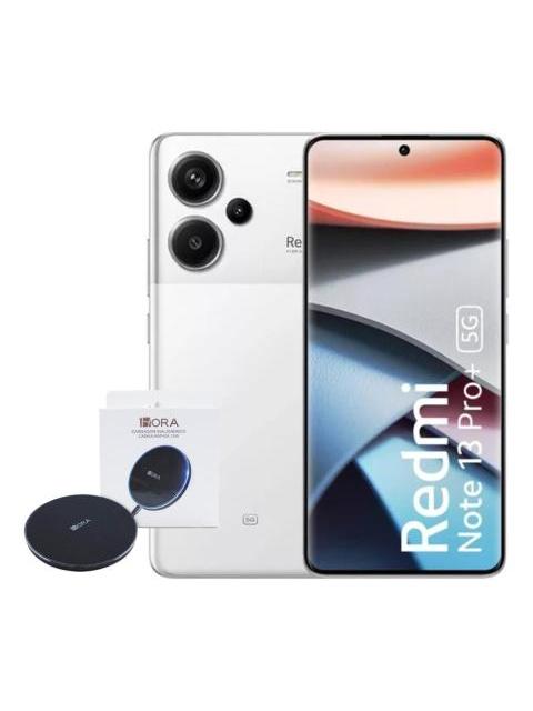 XIAOMI REDMI NOTE 13 PRO PLUS 5G DUAL 256GB 8RAM WHITE + WIRELESS CHARGER 1HORA GAR151